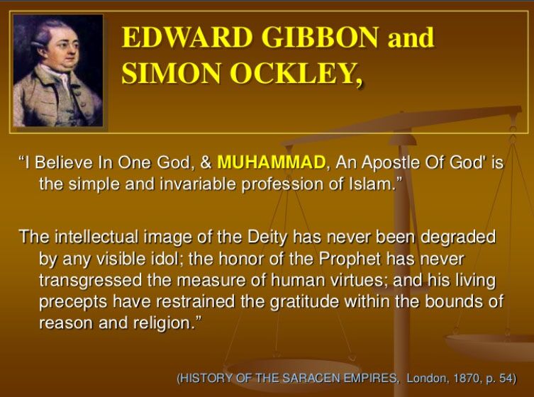 Edward Gibbon and Simon Ockley Edward Gibbon and Simon Ockley