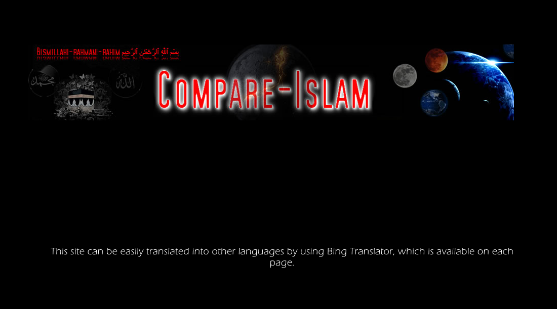 Verbazingwekkend Compare-Islam TP-01
